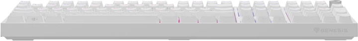 Клавіатура дротова Genesis Thor 404 Outemu Peach Silent White (NKG-2300) - зображення 6