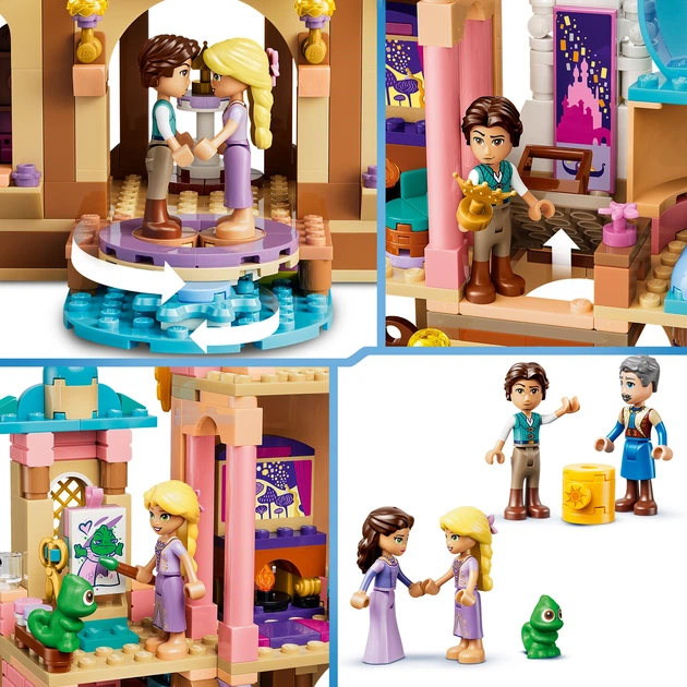 Конструктор LEGO Disney Princess Замок Рапунцель 676 деталей (43297) - зображення 4