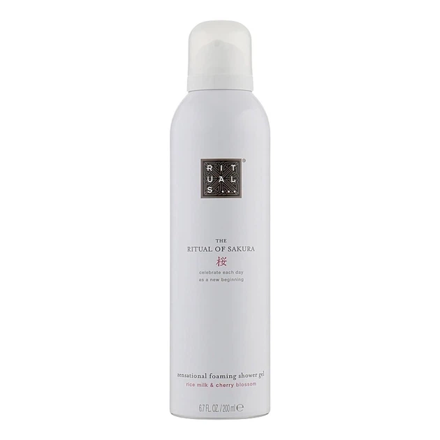 Гель пінка для душу Rituals The Ritual of Sakura Foaming Shower Gel 200 мл - Фото 1 Гель пінка для душу Rituals The Ritual of Sakura Foaming Shower Gel 200 мл - изображение 1