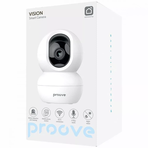 Камера для дому для нагляду за вашими улюбленцями Proove Vision - Фото 1 Камера для дому для нагляду за вашими улюбленцями Proove Vision - зображення 1