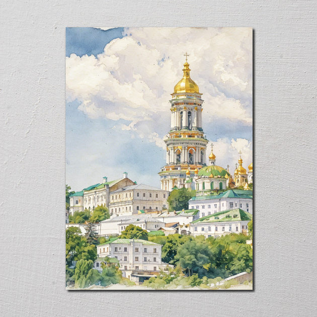 Набор постеров интерьерных А3. Киев. Акварельный стиль. (art.900356_A3) - изображение 2