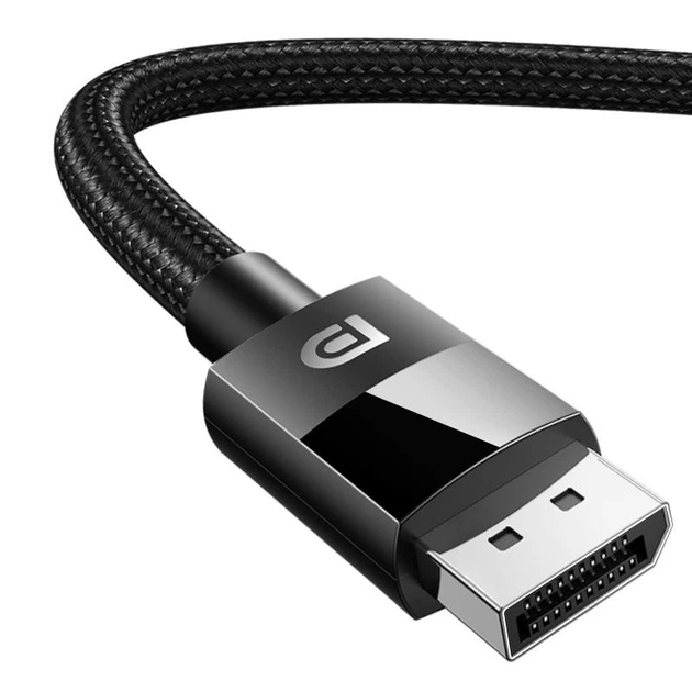 Кабель UGREEN DP114 DP 1.4 Male to Male Plastic Case Braided Cable 3m (UGR-80393) - изображение 4