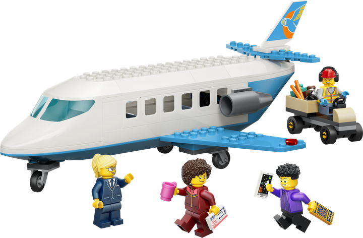 Zestaw klocków LEGO City Samolot pasażerski 118 elementów (60492) - obraz 2