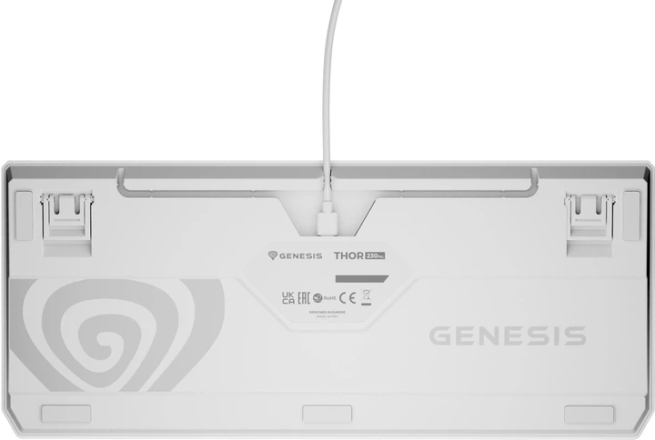 Klawiatura przewodowa Genesis Thor 230 TKL Outemu Brown White (NKG-2080) - obraz 14
