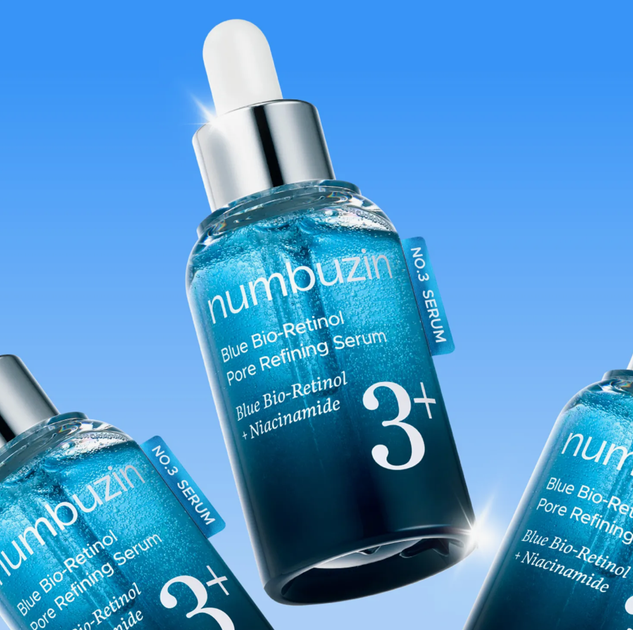 Сыворотка Numbuzin No.3 Blue Bio-Retinol Pore Refining Serum 30 мл - Фото 5 Сыворотка Numbuzin No.3 Blue Bio-Retinol Pore Refining Serum 30 мл - изображение 5