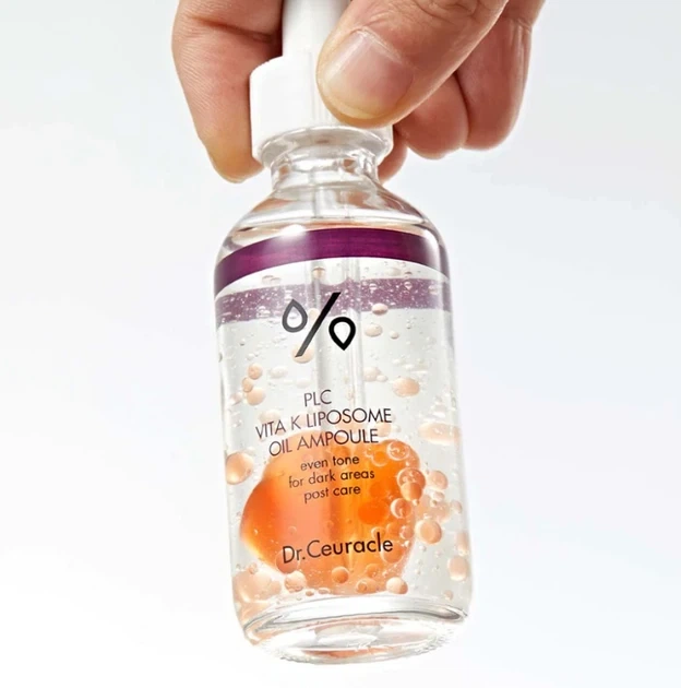 Ампула DR.CEURACLE PLC Vita K Liposome Oil Ampoule 50 мл - зображення 3
