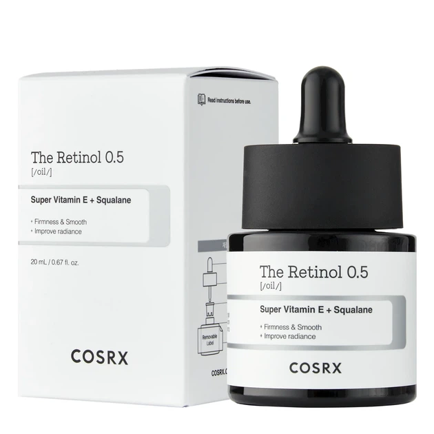 Антивозрастная сыворотка Cosrx The Retinol 0.5 Oil, 20ml - Фото 1 Антивозрастная сыворотка Cosrx The Retinol 0.5 Oil, 20ml - изображение 1