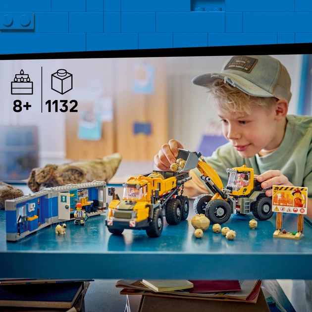 Конструктор LEGO City Самоскид і фронтальний ковшовий навантажувач 1132 деталі (60494) - зображення 3