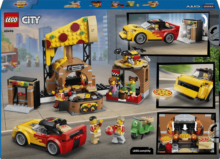 Конструктор LEGO City Доставка піци з різними транспортними засобами 494 деталі (60496) - зображення 9