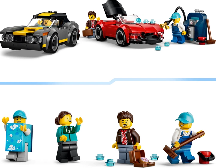 Конструктор LEGO City Тунельна автомийка 583 деталі (60497) - зображення 8