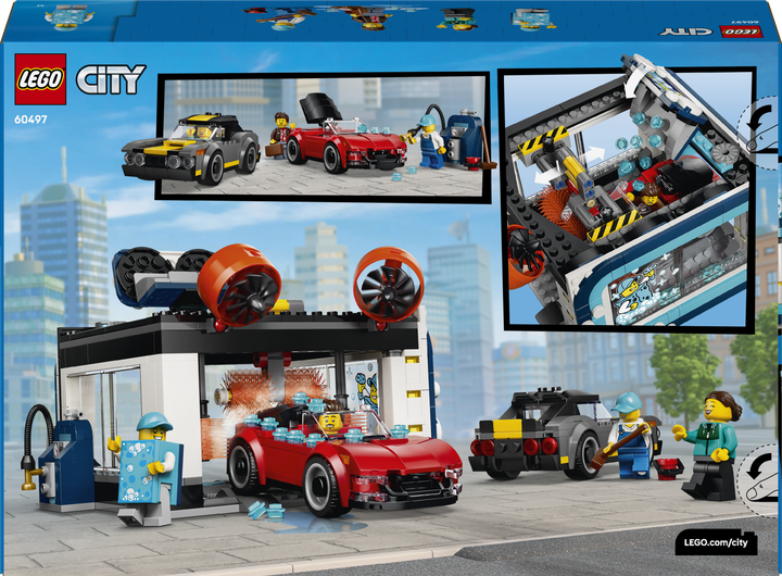 Конструктор LEGO City Тунельна автомийка 583 деталі (60497) - зображення 9