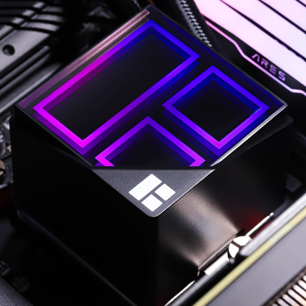 Система водяного охолодження Thermalright Frozen Infinity 360 Black: ARGB, Infinity Mirror, 3x120мм PWM, Intel LGA1851/1700 та AMD - зображення 7