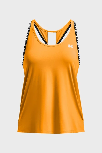 Майка жіноча помаранчева UA Knockout Tank Under Armour S 1351596-588 - зображення 5