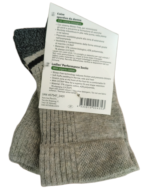 Женские функциональные носки Calze Sportive Crivit Premium 37-38р 2 пары - изображение 3