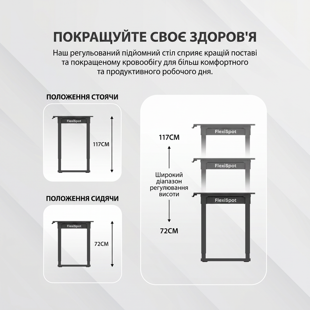 Игровой компьютерный стол для геймера 1400×700 мм с регулировкой высоты электрическим приводом с режимом памяти Fantech WS514 - изображение 3
