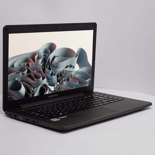 Ноутбук 14" Medion (Lenovo Group) E14409 | Intel Core i3-1005G1 | IPS (1920x1080) FullHD | RAM DDR4 8 ГБ | SSD 256 ГБ | Intel Graphics | LTE | HDMI + VGA | LAN (RJ-45) | Win10 (5180) - Уцінка - Фото 3 Ноутбук 14" Medion (Lenovo Group) E14409 | Intel Core i3-1005G1 | IPS (1920x1080) FullHD | RAM DDR4 8 ГБ | SSD 256 ГБ | Intel Graphics | LTE | HDMI + VGA | LAN (RJ-45) | Win10 (5180) - Уцінка - зображення 3