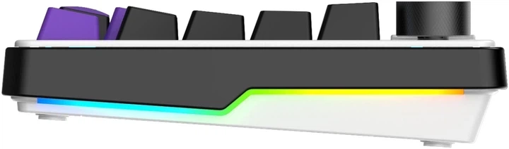 Клавіатура дротова Hator Hellyberry HK75 Mechanical Linear RGB USB White/Violet (HK75) - зображення 6
