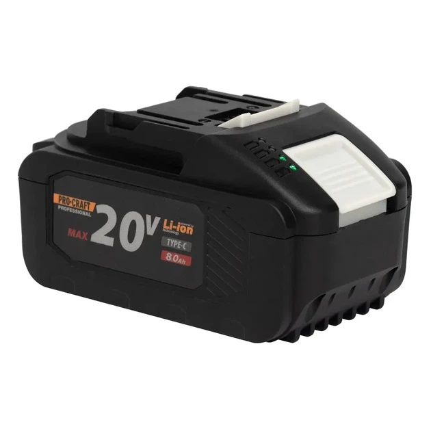 Аккумуляторная батарея Procraft Battery20/8C 8 Аг Type-C - Фото 5 Аккумуляторная батарея Procraft Battery20/8C 8 Аг Type-C - изображение 5