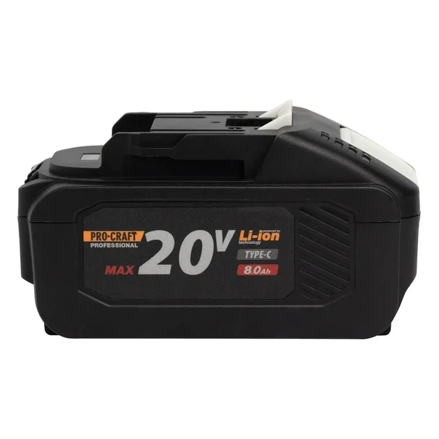 Аккумуляторная батарея Procraft Battery20/8C 8 Аг Type-C - Фото 3 Аккумуляторная батарея Procraft Battery20/8C 8 Аг Type-C - изображение 3