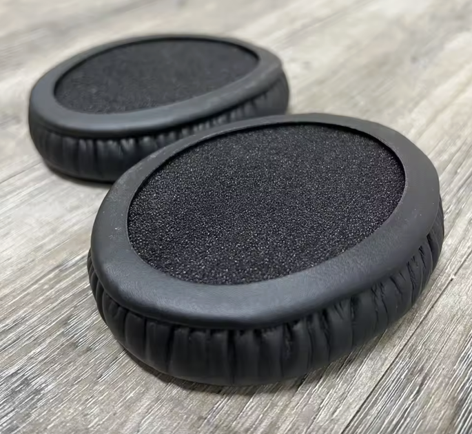 Амбушюры подушки для наушников HyperX Cloud 3 III / Cloud 3 III S Wireless black черные + Подарок поролон для микрофона - изображение 6