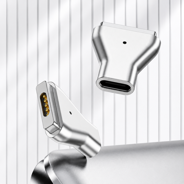 Адаптер живлення Type-C на MagSafe 2 для Apple MacBook 78206 - Фото 3 Адаптер живлення Type-C на MagSafe 2 для Apple MacBook 78206 - изображение 3