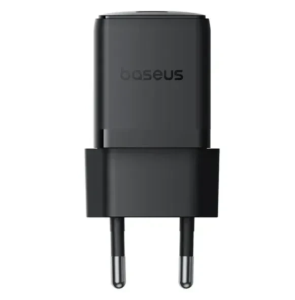 Сетевое зарядное устройство Baseus Palm Fast Charger Type-C 20W with Cable Type-C to Lightning E0116401 Black - Фото 3 Сетевое зарядное устройство Baseus Palm Fast Charger Type-C 20W with Cable Type-C to Lightning E0116401 Black - изображение 3