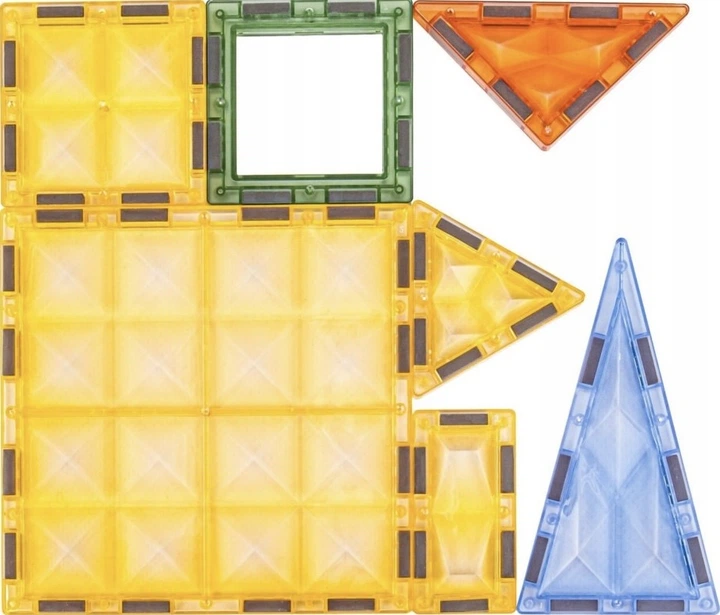 Klocki Magnetyczne Świecące 3D Woopie Świat Zwierząt 124 elementy (45938) (5906280655938) - obraz 4