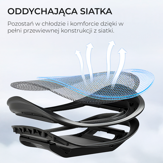 Fotel biurowy SIHOO DORO C300 Pro Mesh Black (DORO-C300-PRO-M101-JT) - Zdjęcie 16 Fotel biurowy SIHOO DORO C300 Pro Mesh Black (DORO-C300-PRO-M101-JT) - obraz 16