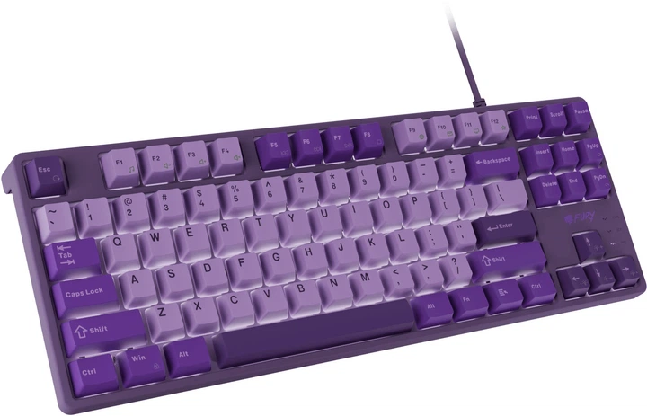 Klawiatura przewodowa Fury Kanabo K2 Violet (NFU-2351) - obraz 2