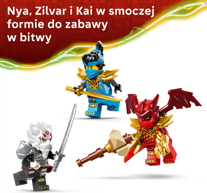 Конструктор LEGO Ninjago Зільвар і дракон Гримтак 232 деталі (71863) - зображення 6