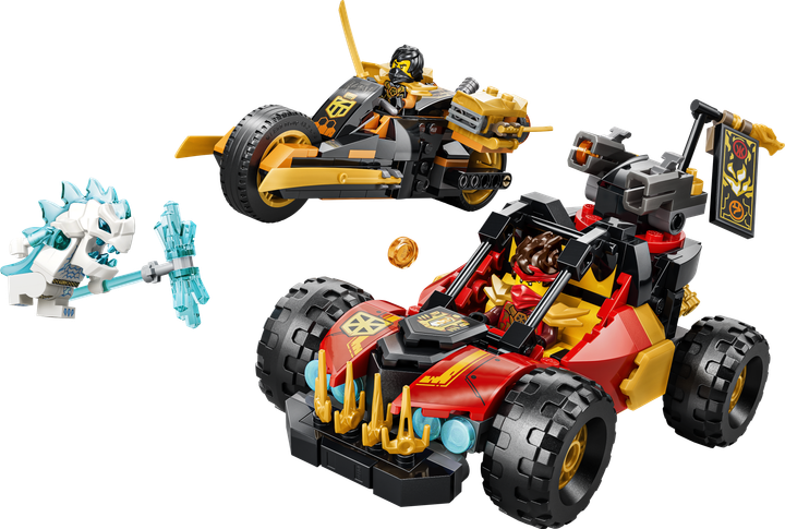 Конструктор LEGO Ninjago Комбіновані транспортні засоби Кая та Коула 394 деталі (71864) - зображення 2
