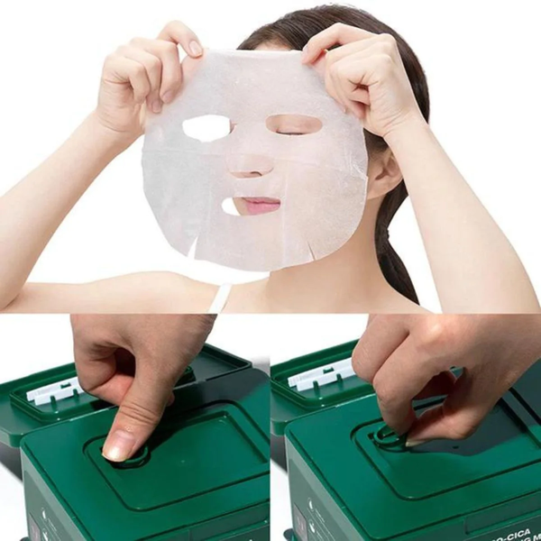 Набор тканевых масок VT Cosmetics CICA Daily Soothing Mask успокаивающих с центеллой азиатской 30 шт - изображение 3
