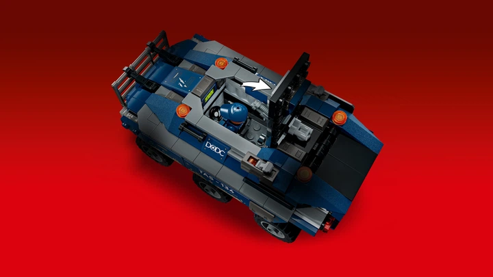 Конструктор LEGO Super Heroes Переслідування Людиною-Павуком машини для перевезення злочинців 367 деталей (76349) - Фото 4 Конструктор LEGO Super Heroes Переслідування Людиною-Павуком машини для перевезення злочинців 367 деталей (76349) - зображення 4