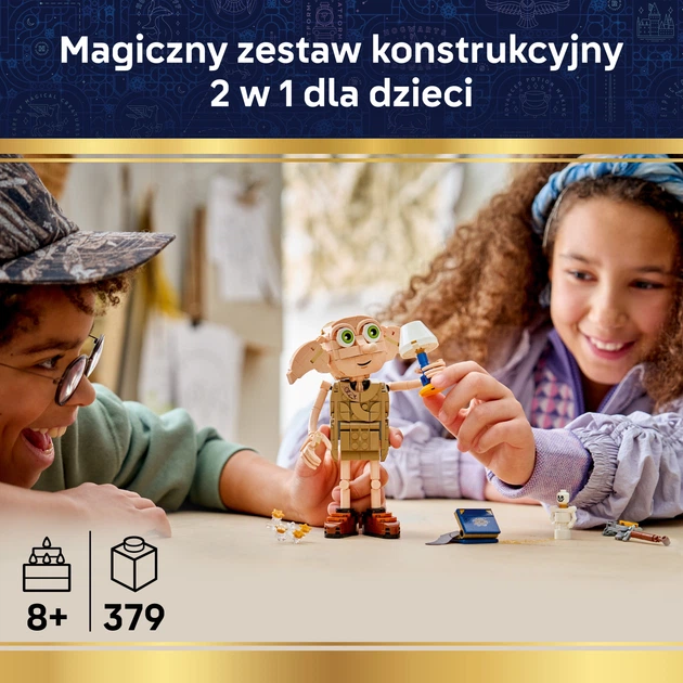 Конструктор LEGO Harry Potter Добі, вільний ельф 379 деталей (76469) - зображення 3