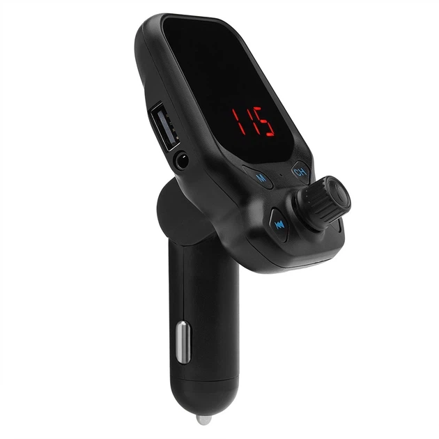 FM модулятор MP3 с Bluetooth 5.0 и ЖК-дисплеем — S30 Black (778593) - изображение 2