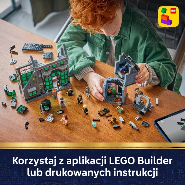 Zestaw klocków LEGO Harry Potter Magiczne sklepy na ulicy Śmiertelnego Nokturnu 788 elementów (76471) - Zdjęcie 7 Zestaw klocków LEGO Harry Potter Magiczne sklepy na ulicy Śmiertelnego Nokturnu 788 elementów (76471) - obraz 7