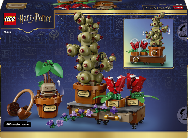Zestaw klocków LEGO Harry Potter Rośliny z lekcji zielarstwa w Hogwarcie 817 elementów (76474) - Zdjęcie 9 Zestaw klocków LEGO Harry Potter Rośliny z lekcji zielarstwa w Hogwarcie 817 elementów (76474) - obraz 9