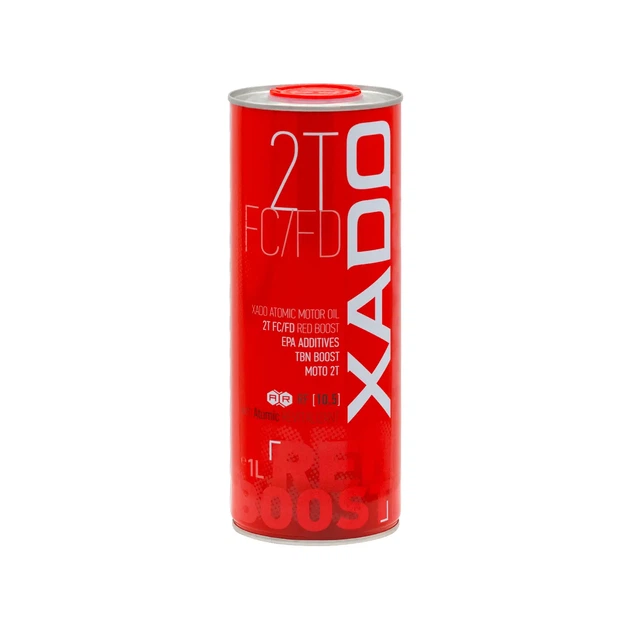 Олива моторна XADO 2T FC/FD Red Boost для мототехніки 1 л (XA 26199) - Фото 1 Олива моторна XADO 2T FC/FD Red Boost для мототехніки 1 л (XA 26199) - зображення 1