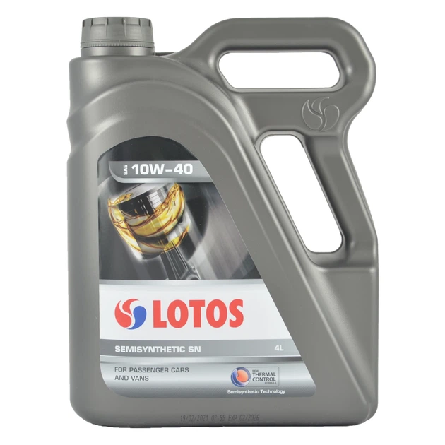 Олива моторна LOTOS Semisynthetic SN/CF 10W-40 4 л (WF-K405K00-0H0) - Фото 1 Олива моторна LOTOS Semisynthetic SN/CF 10W-40 4 л (WF-K405K00-0H0) - изображение 1