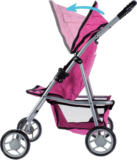 Wózek spacerówka dla lalek MalPlay Little Princess 102854 Rose (5901924217510) - Zdjęcie 5 Wózek spacerówka dla lalek MalPlay Little Princess 102854 Rose (5901924217510) - obraz 5