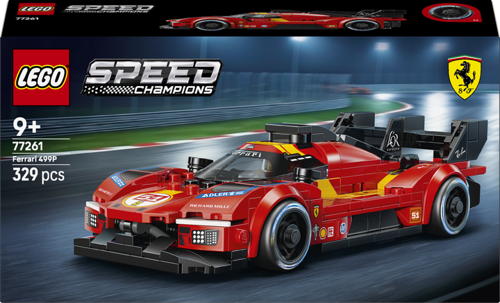 Конструктор LEGO Speed Champions Ferrari 499P 329 деталей (77261) - Фото 1 Конструктор LEGO Speed Champions Ferrari 499P 329 деталей (77261) - зображення 1