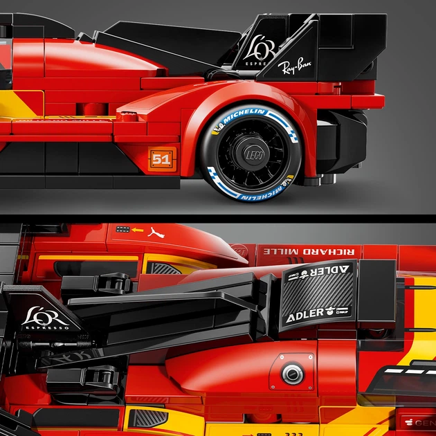 Конструктор LEGO Speed Champions Ferrari 499P 329 деталей (77261) - Фото 8 Конструктор LEGO Speed Champions Ferrari 499P 329 деталей (77261) - зображення 8