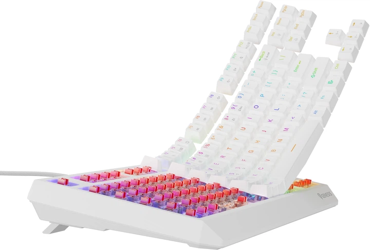 Klawiatura przewodowa Genesis Thor 230 TKL Wireless Outemu Red White (NKG-2165) - obraz 14
