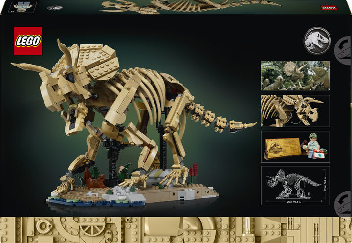 Zestaw klocków LEGO Jurassic World Szkielety dinozaurów: triceratops 1154 elementy (77985) - obraz 9