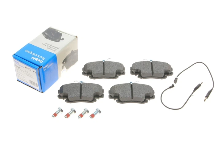 Колодки гальмові Delphi LP885 Renault Twingo, Clio, Espace, Megane, Logan, Sandero; Dacia Logan, Solenza 425041, 425070, 425310 - Фото 1 Колодки гальмові Delphi LP885 Renault Twingo, Clio, Espace, Megane, Logan, Sandero; Dacia Logan, Solenza 425041, 425070, 425310 - зображення 1