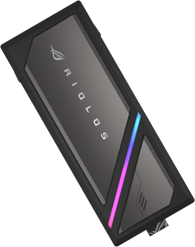 Внешний корпус для SSD Asus ROG Strix Aiolos (ESD-S1W) M.2 NVMe (PCIe) USB 3.2 Gen2x2 Type-C Black (90DD02U0-MA9000) - Фото 5 Внешний корпус для SSD Asus ROG Strix Aiolos (ESD-S1W) M.2 NVMe (PCIe) USB 3.2 Gen2x2 Type-C Black (90DD02U0-MA9000) - изображение 5