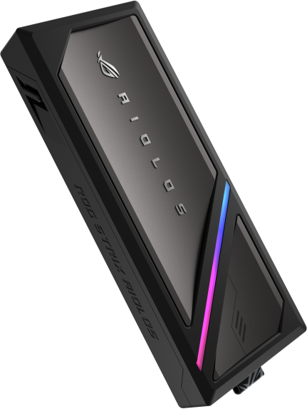 Внешний корпус для SSD Asus ROG Strix Aiolos (ESD-S1W) M.2 NVMe (PCIe) USB 3.2 Gen2x2 Type-C Black (90DD02U0-MA9000) - Фото 6 Внешний корпус для SSD Asus ROG Strix Aiolos (ESD-S1W) M.2 NVMe (PCIe) USB 3.2 Gen2x2 Type-C Black (90DD02U0-MA9000) - изображение 6