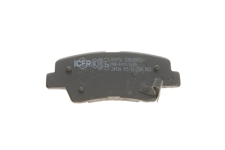 Гальмівні колодки ICER 181976 Hyundai Sonata, I40, Tucson, Veloster, Elantra; SsangYong Korando, Actyon; KIA Optima, Soul 48413341A0, 583020AA10, 583022EA31 - Фото 4 Гальмівні колодки ICER 181976 Hyundai Sonata, I40, Tucson, Veloster, Elantra; SsangYong Korando, Actyon; KIA Optima, Soul 48413341A0, 583020AA10, 583022EA31 - зображення 4