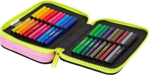 Piórnik CoolPack Jumper 2 Panda Gang dwukomorowy z wyposażeniem 19.5 x 12.5 x 5 cm (5903686369698) - obraz 3