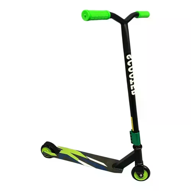Трюковой самокат F10 Green 110 мм • Двухколесный самокат для трюков • Для детей и подростков - Фото 4 Трюковой самокат F10 Green 110 мм • Двухколесный самокат для трюков • Для детей и подростков - изображение 4